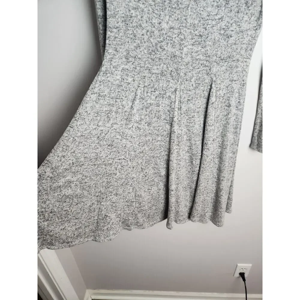 Dolan Left Coast Piper Womens Sweater Dress heathered gray sz S cozy, bonfire - Picture 3 of 10